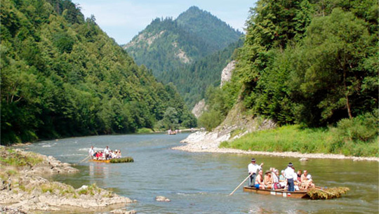 Sluice Down of DUNAJEC River